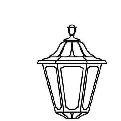 Cristher INDURA Big 6 Lantern Indura Big-6 1 Litre E27 Black