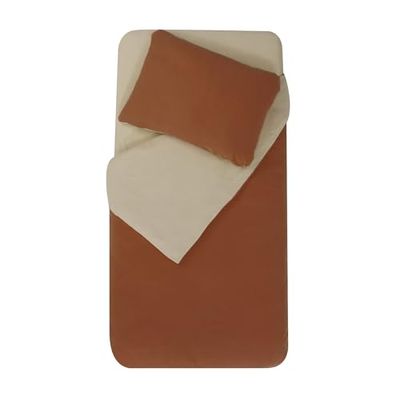Mon PTIT Dodo - Parure DE Couette 75x120 cm + TAIE 35x45 cm Sable/TOMETTE