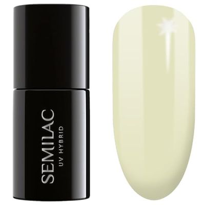 Semilac Smalto semipermanente UV 441 Ghost White 7ml Collezione Glow in the dark