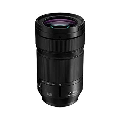 Panasonic Lumix S-R70300E Teleobiettivo Zoom 70-300 mm, F4.5-5.6 Macro O.I.S. Nero