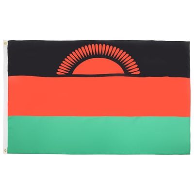 Malawi Vlag 150x90 cm - Malawiaanse vlaggen 90 x 150 cm - Banner 3x5 ft Licht polyester - AZ FLAG
