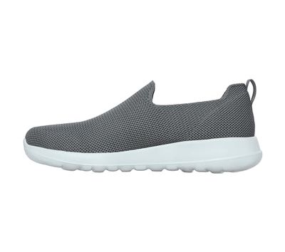 Skechers Homme Go Walk Max-Athletic Air Mesh Slip on Walking Shoe Basket, Charbon, 41.5 EU
