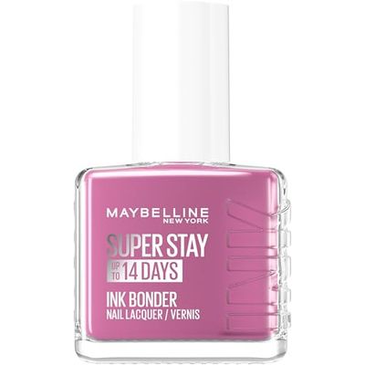 Maybelline New York - Vernis à Ongles Coloré Longue Tenue - Couleurs Intenses et Pigmentées - Renforce les Ongles Abîmés - Superstay Ink Bonder - Teinte : Disco Fever 957-12 ml