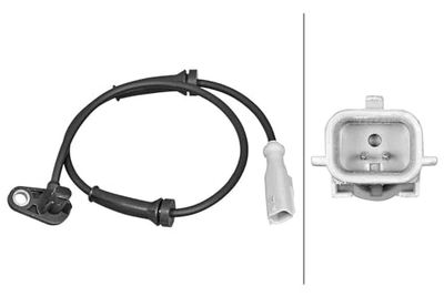 HELLA 6PU 358 217-271 Sensor, wheel speed - 2-pin connector - Cable: 507mm