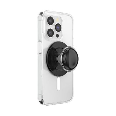 PopSockets PopGrip per MagSafe, supporto magnetico per telefono, parte superiore sostituibile, presa sicura per custodie MagSafe per iPhone, cavalletto per visualizzazione a mani libere, compatibile