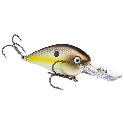 Strike King KVD Deep Square Bill Crankbait - HCKVDS1.5D-652, Summer Sexy Shad, Talla única, Summer Sexy Shad