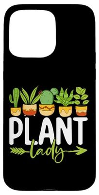 Plant Lady Succulent Cactus Verdure en pot Coque pour iPhone 15 Pro Max