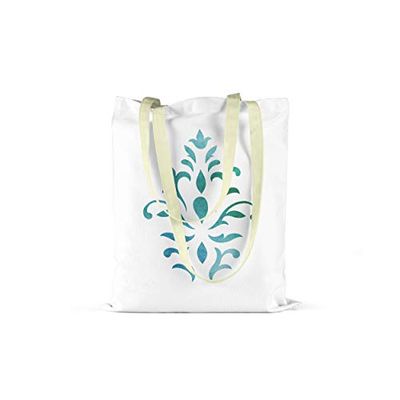 Bonamaison, Bolso De Mano Impreso, Bolso de la Compra Reutilizable, Bolso De Compras, Lavable a Máquina, Ecológico, Plegable, Bolso de Tela de Lona con Asas, 34X40 Cm - Diseñado y Fabricado en Turquía