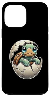 Carino Cartoon Baby Tartaruga cova da Egg Shell Custodia per iPhone 13 Pro Max