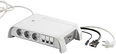 C2G 80869 Legrand Schuko Standaard Vergaderzaal Multi-Outlet met Niet-Beheerbare Schakelaar