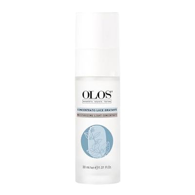 Olos Moisturizing Light Concentrate Serum, 1.01 oz - Facial Moisturizer Serum with Aloe Vera, Sweet Almond Oil - Brightening Face Serum for Dry Skin