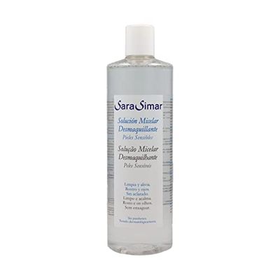 SARA SIMAR S.S. SOLUCION MICELAR DESMAQUILLANTE 500ML, Único, Estándar