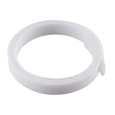 PureMounts PM-ZCCS-meias de 20 condutas de poliéster universal, auto-aperto 20 mm Ø, 1,80 m, branco