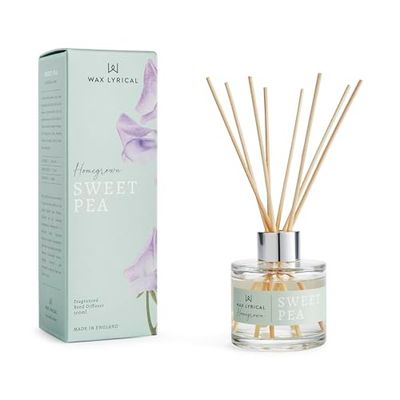Wax Lyrical Homegrown Sweet Pea Reed Diffuser 100ml