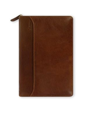 Filofax Personal Lockwood Organiseur zippé Cognac