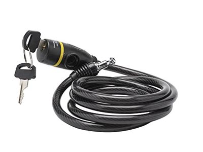 Sterling 101K kabel blokujący 10 x 1500 mm z samozwojownią/wspornikiem, czarny