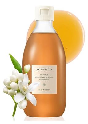 AROMATICA Embrace Body Wash Neroli e Patchouli per una doccia aromatica | Rilassare il corpo e la mente con fragranze terrestri e floreali | Vegano| 10,14 fl.oz./300 ml