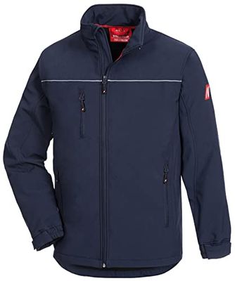Nitras Men's Motion Tex Light Softshell Jacket, Falcon, Size XXL in Blue, Dark Blue, XXL EU