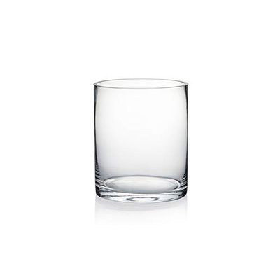 WGV Transparente Cilindro de Vidrio florero, 5 por 15,24 cm