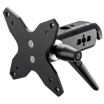Manfrotto TetherGear Braccio VESA per Monitor, VESA Mount per Schermo o TV, Portata Massima 30 Kg, con Foro Filettato 3/8” e Attacco Femmina 16mm, Compatibilità 75x75mm e 100x100mm, MLTSA1001B