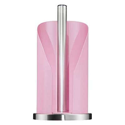 Wesco Papierrollenhalter 322 104 Porta-rolos de papel (15,5 x 15,5 x 30 cm), cor-de-rosa, aço inoxidável, 15,5 x 15,5 x 30 cm