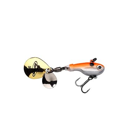 Berkley Pulse Spintail Leurre Hybride Jig Spinner, Équipé d'Hameçon Fusion, se lance loin et est Redoutable pour la Pêche des Carnassiers en Eau Douce