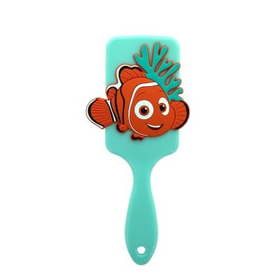 DISNEY Pixar 3D Nemo Silicone Hair Brush - The World of Nemo - All Hair Types - Official Product Disney