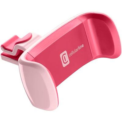 cellularline | Car Holder - Universal | Supporto Smartphone da Auto per Alette di Aerazione - Universale per Tutti i Cellularli - Rotazione a 360°