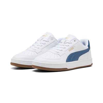 PUMA Unisex Kid's Caven 2.0 Jr Sneaker, Puma Witte donkere indigo kauwgom, 35.5 EU