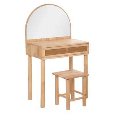 ATMOSPHERA CREATEUR D'INTERIEUR - Tavolino e sgabello per bambini in legno di hevea 55x100cm