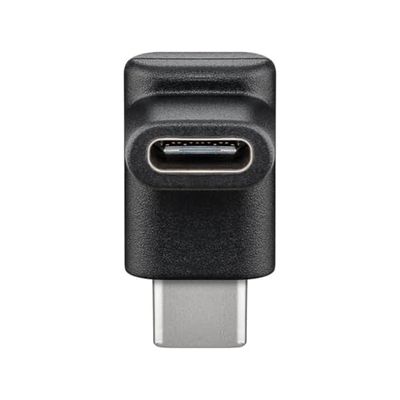 Goobay 55556 vadapter Schuine boven/onder. zwart