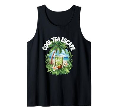 Cool Tea Escape Tè Verde Rinfrescante Limone Vitalità Zen Joy Canotta