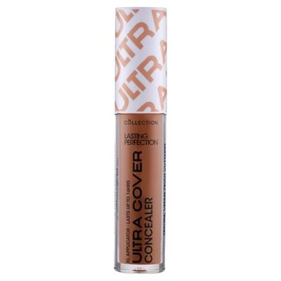 Collection Cosmetics Lasting Perfection Ultra Cover Concealer, Up to 16hr Wear, XL Applicator, Café warm, 5.5ml