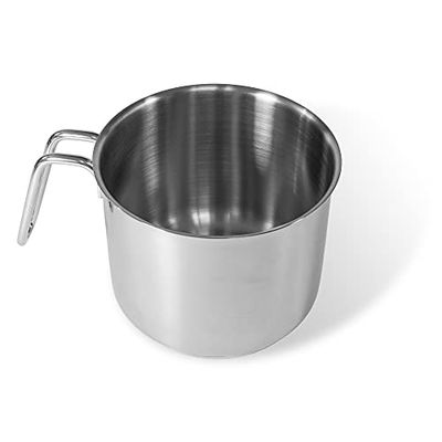 Moneta Allegro Bollilatte 12 cm in Acciaio INOX per Tutti i Fuochi 1.3 litres