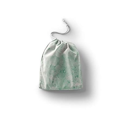 Bonamaison Imprimé Sacs de Coton avec Cordon, Sac D'Épicerie, Sac À Provisions, Réutilisables, Écologique, Pliable, Taille: 30x40 Cm