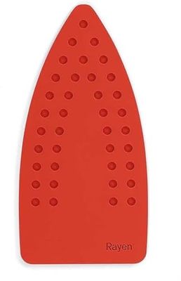 Rayen 6119.03 - Base de silicone para passar a ferro, cor vermelha, 27 x 13 cm