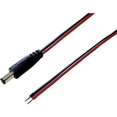 TRU COMPONENTS TC-2511231 laagspanningsaansluitkabel laagspanningstekker - open kabeluiteinden 2,50 mm 5.