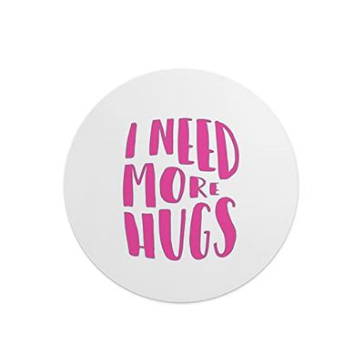 Questo Casa, Round Digital Printed Mouse Pad, Non-Slip Base, for Office and Home, Diameter:22cm