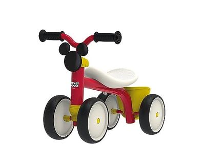 Smoby- Correpasillos Rookie Mickey Mouse- Estructura de Metal, Ruedas Silenciosas, con Volquete (7600721404)