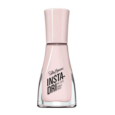 Sally Hansen Insta-Dri Nail Polish, In A Blush, 60 Seconds Quick Drying, Long Lasting, Streak Free, Shiny Finish, 3-in-1 Formula, Built in Base and Top Coat, 9.17ml