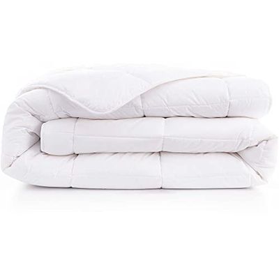 Abeil Prestige täcke, bomull/polyester, vit, 200 x 200 cm