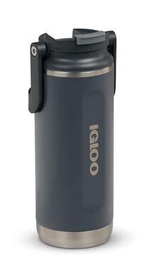IGLOO Tumbler 16 Thermosfles, roestvrij staal, antraciet, lekvrij, 0,45 l