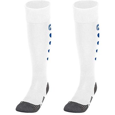 JAKO Roma, Calzettoni Uomo, Bianco/Royal, 35-38