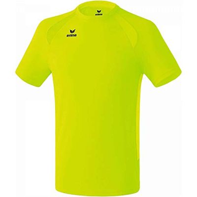 Erima Running Basic T-Shirt, Unisex Bambini, Giallo Neon, 164