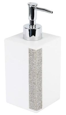 axentia Distributeur de Savon Blanc, 18,2 cm