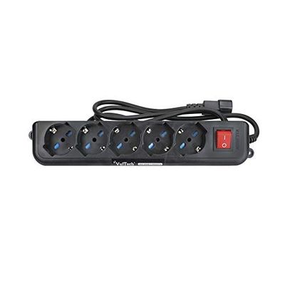 Bypass VULTECH Mu-UPS01 meervoudige contactdoos 5 werkplekken voor UPS IEC14 knop On/Off