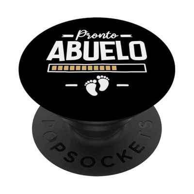 Pronto Abuelo Primerizo - Anuncio Embarazo Bebé En Camino PopSockets PopGrip Adhesivo