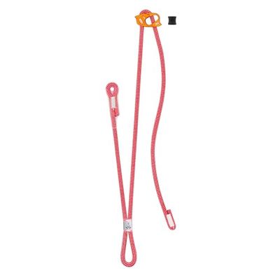 PETZL Unisex Volwassen Dual Connect Adjust, rood, effen