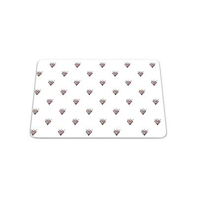 Bonamaison, Digital Print Rectangle Mouse Mat Non-slip Base for Office and Home, Size: 22x18cm