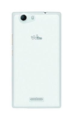 Phonix WKRDGGPW Cover "Gel Protection plus" met displaybeschermfolie voor Wiko Ridge 4G wit